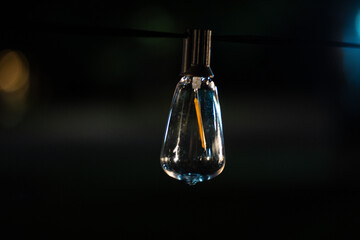 Light bulb in the dark