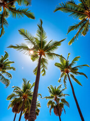 Tropisches Paradies unter Palmen