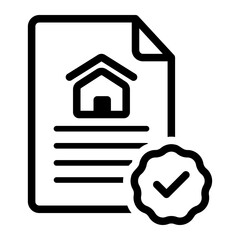 Obraz premium certificate line icon