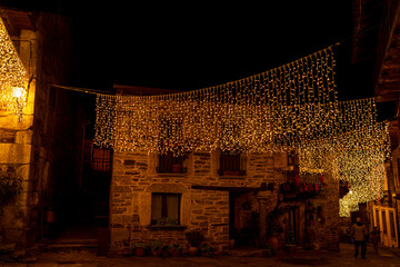 PUEBLA DE SANABRIA ZAMORA ILUMINACIÓN DE NAVIDAD 
