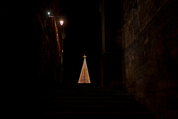 PUEBLA DE SANABRIA ZAMORA ILUMINACIÓN DE NAVIDAD 
