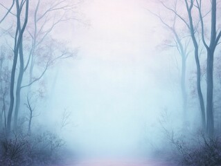 An enchanting haunted forest shrouded in mysterious misty trails ignites a sense of wonder and exploration.