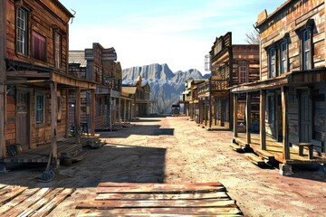 Wild West Town Street