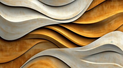 Abstract Wavy Wooden Texture Background
