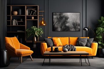 modern, simple and elegant living room design
