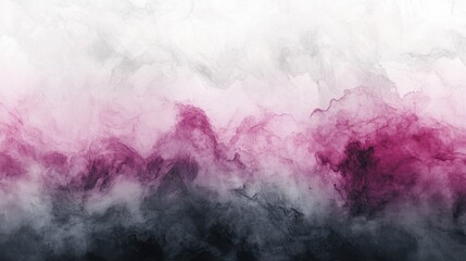 Obraz premium Abstract ethnic tie dye artwork featuring creative soft strokes in grayscale and magenta showcasing a unique watercolor style