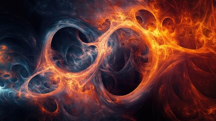 Abstract fractal backdrop for innovative design projects