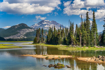 lake in the mountains