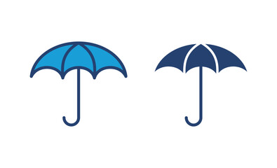 Umbrella icon vector. umbrella sign icon