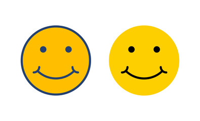 smile icon vector. smile emoticon icon. feedback