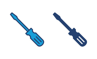 Screwdriver icon vector. tools icon vector