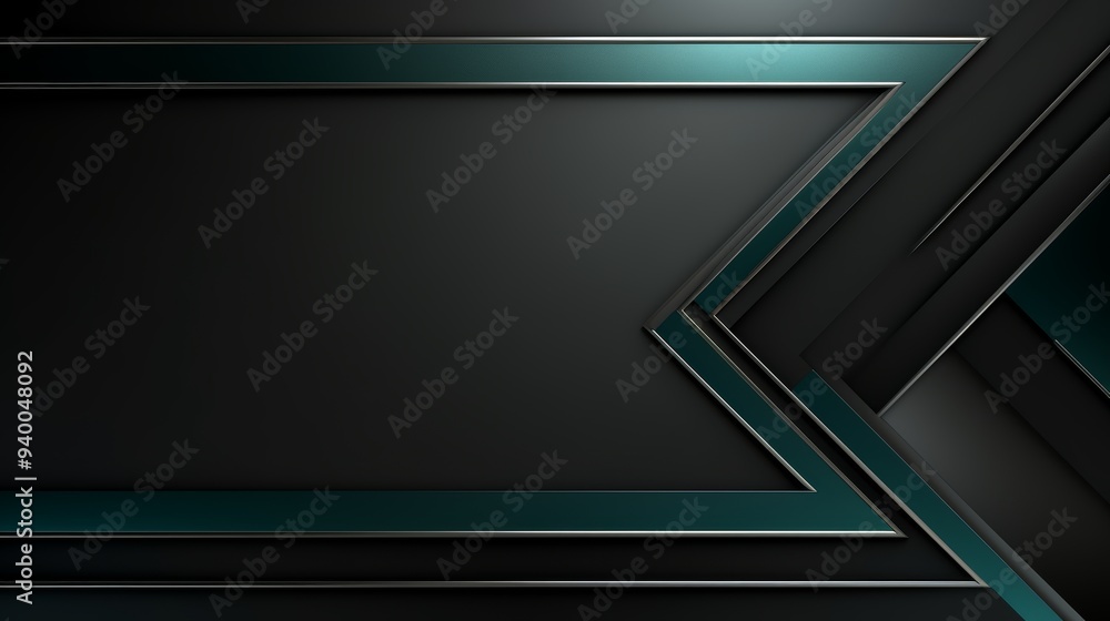 Aufkleber abstract geometric background, a sleek and modern design featuring a dark background with a sharp te
