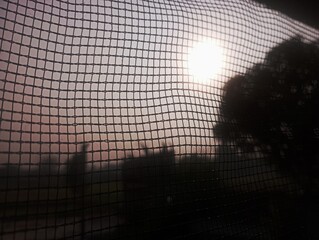 sunset in the sky