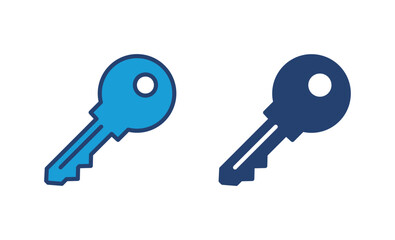 Key icon vector. Key vector icon. Key symbol