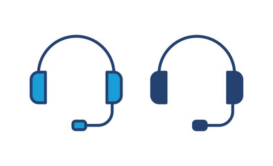 Headphone icon vector. Headvector icon symbols