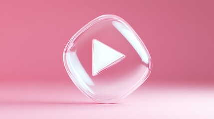 A pink square with a white arrow pointing to the right