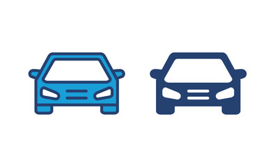 Car icon vector. car vector icon. small sedan