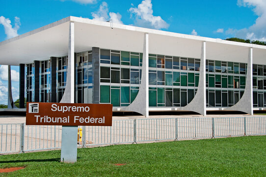 The Supreme Court of Justice Building, The STF Building, a architecture project by Oscar Niemeyer, Bras&iacute;lia, Brazil, 2021