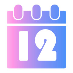 calender Gradient icon