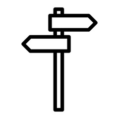 direction Line Icon