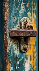 Rusty artistic beauty, color nature, the beauty of time precipitation