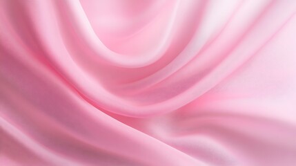 Obraz premium Ethereal Pink Background with Soft Waves and Elegant Curtain for Presentation or Design