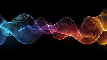 Abstract Digital Wave