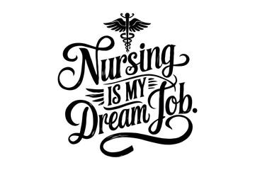 Nurse T-shirt Design Illustration EPS Download