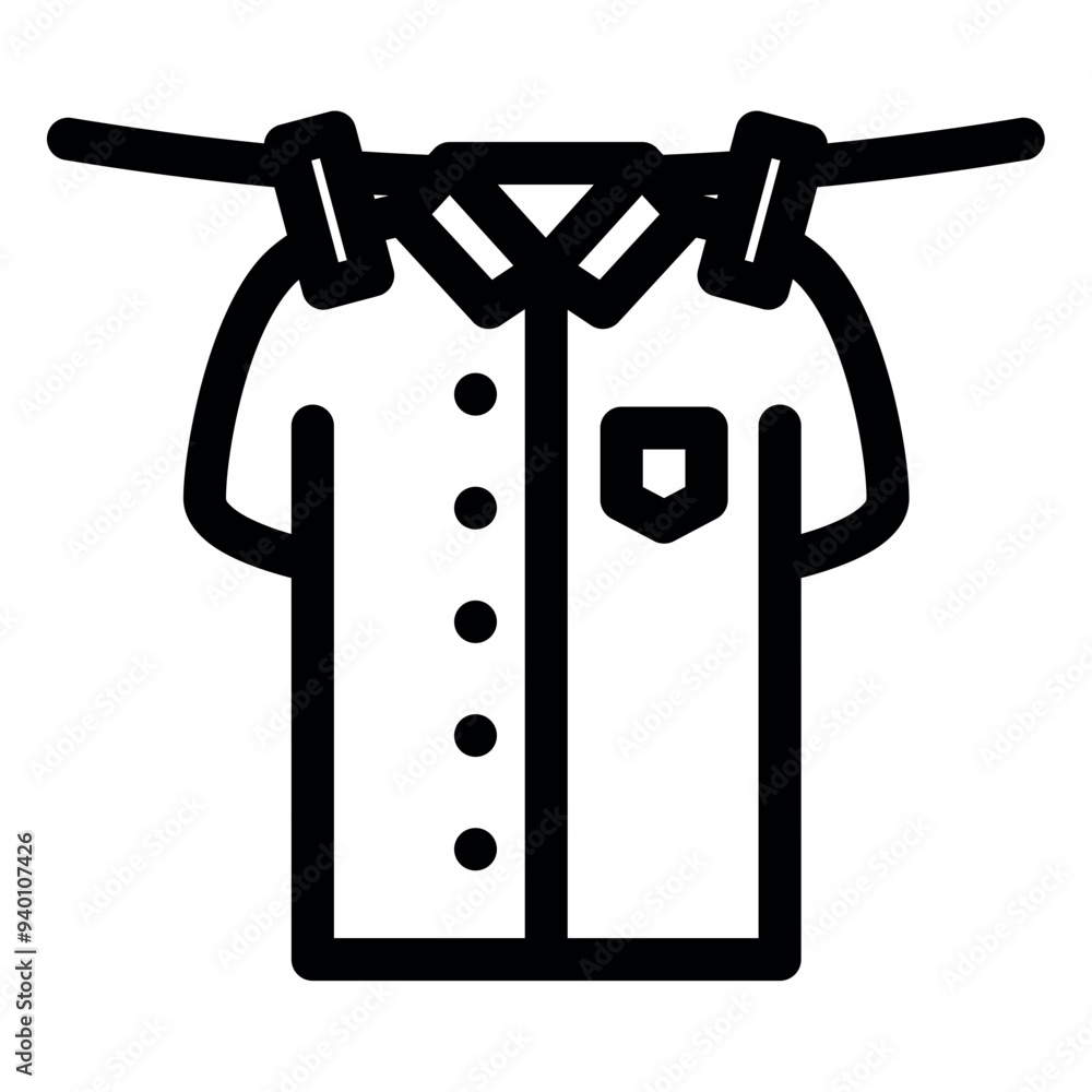 Canvas Prints shirt icon