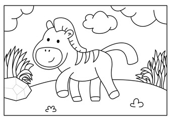 Zebra coloring pages offer a fun and educational activity for kids and adults, enhancing creativity, fine motor skills, and concentration with striking zebra designs