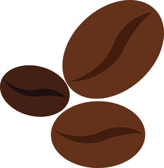 coffee shop logo, coffee bean,  coffee house emblem ,modern trendy symbol design ,illustration, png