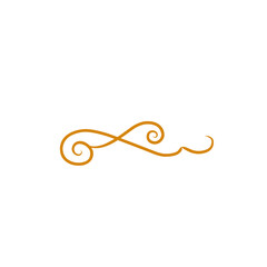 classic swirl decoration flourish 