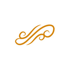 classic swirl decoration flourish 