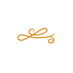 classic swirl decoration flourish 
