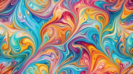 Abstract trippy background with marbled ebru texture and multicolored streaks, trippy, abstract, background, marbled