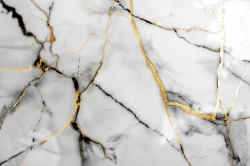 white marble background with golden line