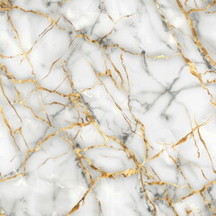 white marble background with golden line, pattern for seamless