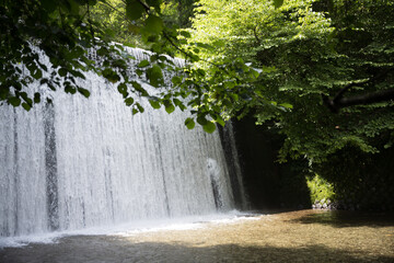 Pictures of Japanese waterfalls with negative ions