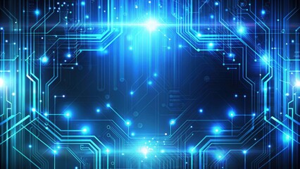 Obraz premium Abstract technology background with glowing lines, technology, abstract, background, glowing, lines, digital, futuristic