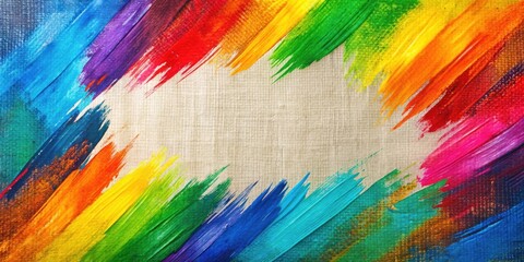 Obraz premium Abstract background resembling colorful brush strokes on canvas, abstract, background, texture, paint, artistic, colorful