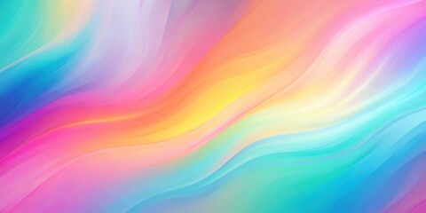 Obraz premium Colorful abstract background with a pastel gradient, ideal for design projects and backgrounds, abstract, blurred, colorful