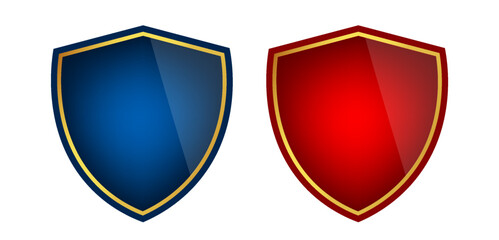 Shield symbols or badges