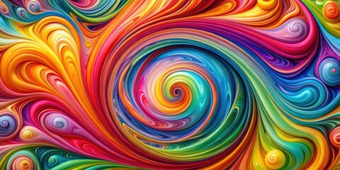 Abstract colorful background with vibrant, swirling patterns and textures, vibrant, abstract, colorful, background, design