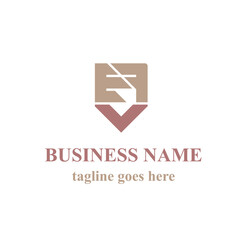 Illustration of Creative Initial EFV or VEF Vector Logo for Your Business
