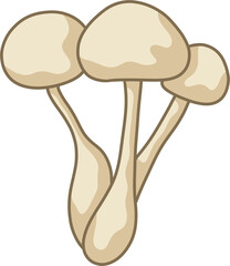 illustration of a mushroom