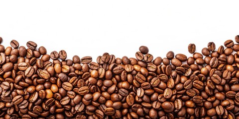 Obraz premium Spilled coffee beans left, coffee, spilled, beans, messy, caffeine, stain, accident, kitchen, scattered, ground, espresso