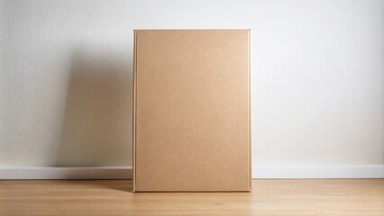 Mock-up display of a blank cardboard cut-out for product presentation, mock-up, display, cut-out, blank