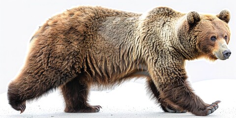 Fototapeta premium brown bear isolated