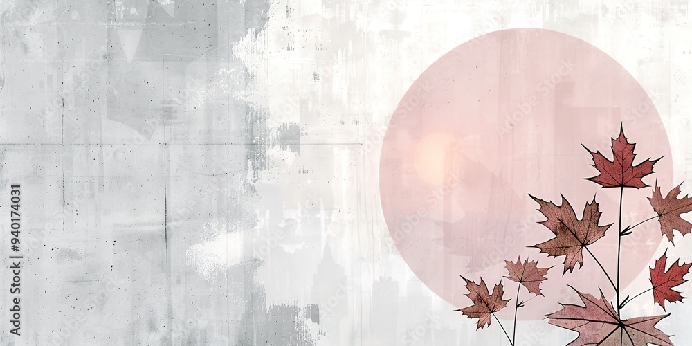 Poster background with tree