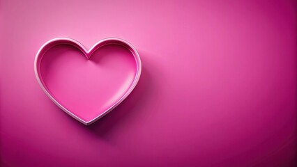 Pink background with heart , love, romance, Valentine's Day, affection, passion, symbol, wedding, background, design